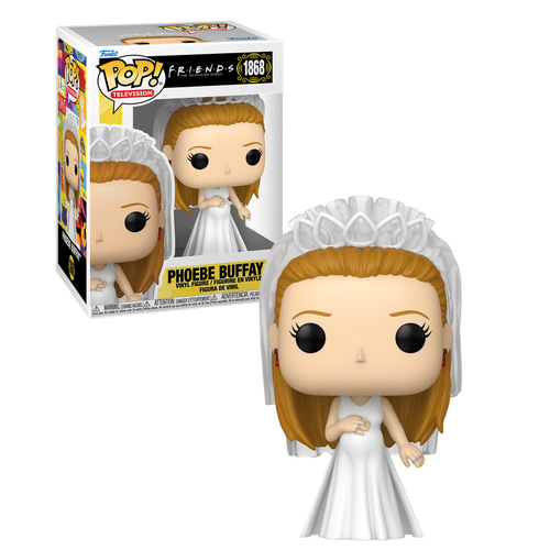 Funko POP! Television Friends #1868 Phoebe Buffay (Wedding Dress) - New, Mint Condition