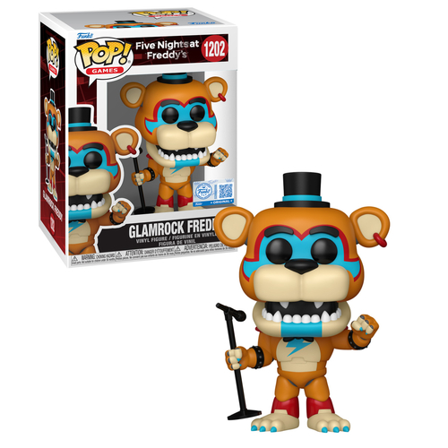 Funko POP! Games Five Nights At Freddy's Security Breach #1202 Glamrock Freddy - New, Mint Condition