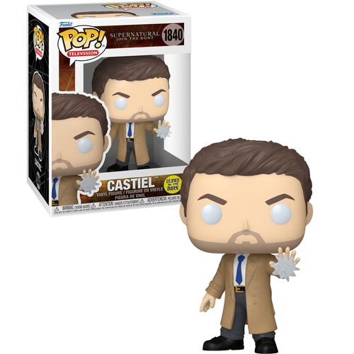 Funko POP! Television Supernatural #1840 Castiel (Glows In The Dark) - New, Mint Condition