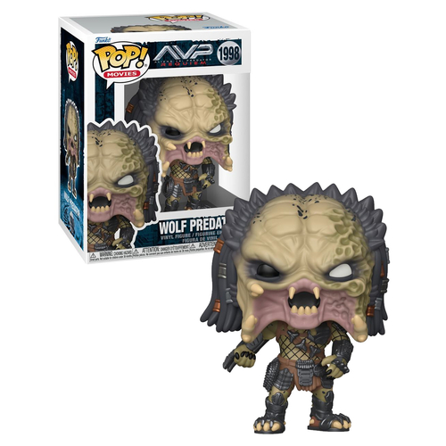 Funko POP! Movies AVP Alien Vs Predator #1998 Wolf Predator - New, Mint Condition