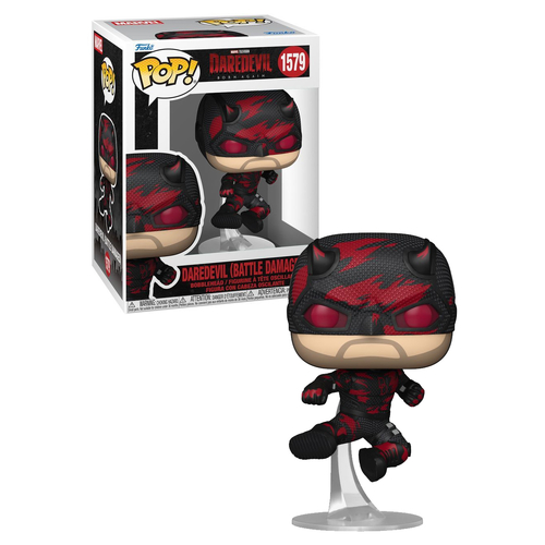 Funko POP! Marvel Daredevil Born Again #1579 Daredevil (Battle Damaged) - New, Mint Condition