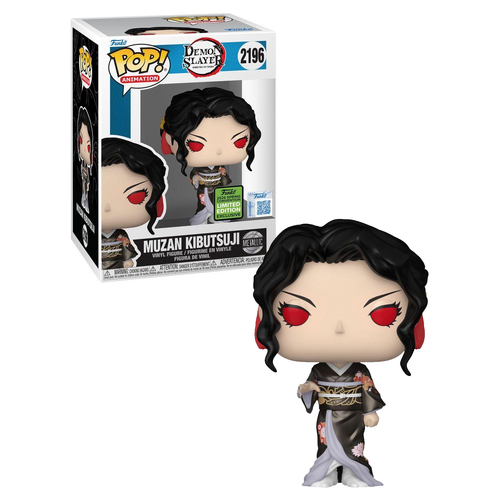Funko POP! Animation Demon Slayer #2196 Muzan Kibutsuji (Metallic) - 2026 Emerald City Comic Con (ECCC) Limited Edition - New, Mint Condition