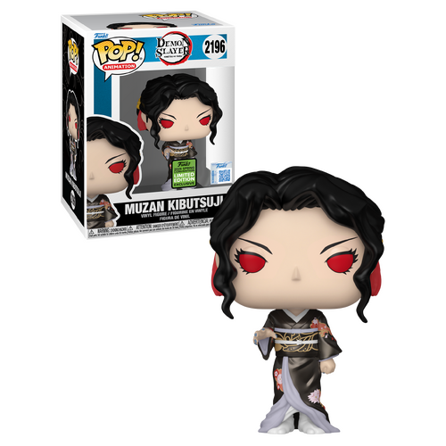 Funko POP! Animation Demon Slayer #2196 Muzan Kibutsuji - 2026 Emerald City Comic Con (ECCC) Limited Edition - New, Mint Condition