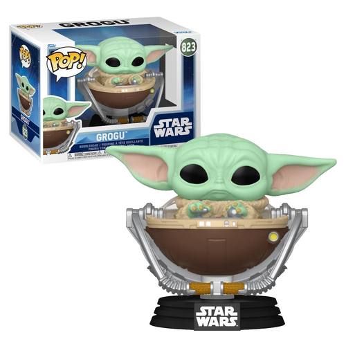 Funko POP! Star Wars #823 Grogu (aka Baby Yoda, In Pram) - New, Mint Condition