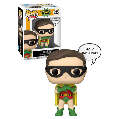 Funko POP! Heroes Batman Classic TV Series #625 Robin (Speech Bubble) - New, Mint Condition
