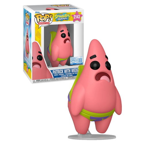 Funko POP! Animation Spongebob Squarepants #2143 Patrick With Wedgie - New, Mint Condition