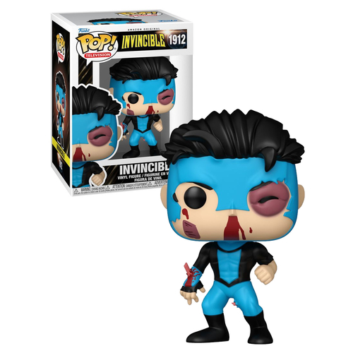 Funko POP! Television Invincible #1912 Invincible (Bloody) - New, Mint Condition