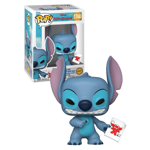 Funko POP! Disney Lilo & Stitch #1744 Stitch With Mood Chart - Limited Chase Edition (In a BAD mood) - New, Mint Condition