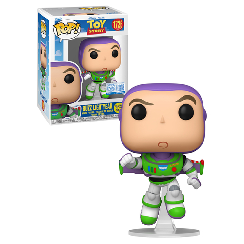Funko POP! Disney Toy Story #1726 Buzz Lightyear (Flying, Glows In The Dark) - New, Mint Condition