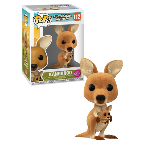 Funko POP! Australian Animals #112 Kangaroo (Flocked) - New, Mint Condition