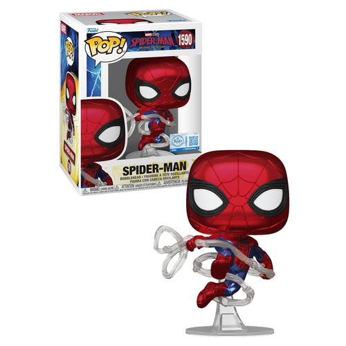 Funko POP! Spider-Man Brand New Day #1590 Spider-Man (Metallic) - New, Mint Condition