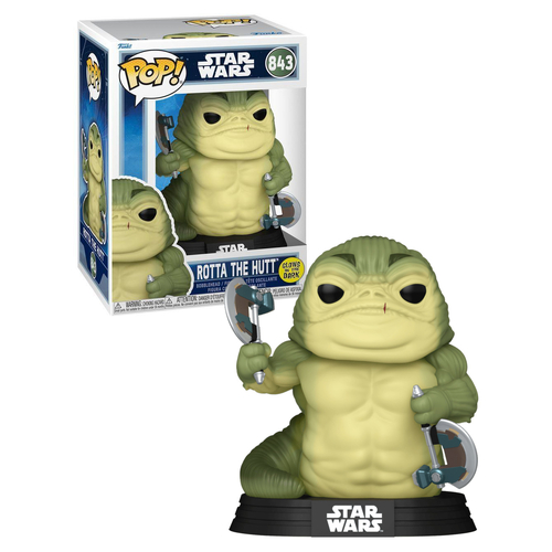 Funko POP! Star Wars #843 Rotta The Hutt (Glows In The Dark) - New, Mint Condition