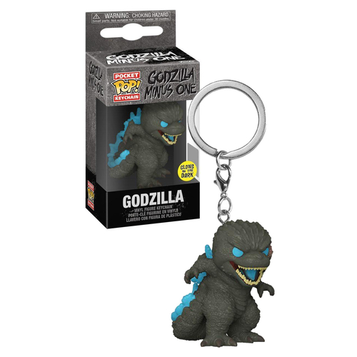 Funko Pocket POP! Keychain Godzilla Minus One #94021 Godzilla (With Heat Ray, Glows-In-The-Dark) - New, Mint Condition