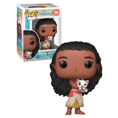 Funko POP! Disney Moana #1767 With Pua - New, Mint Condition
