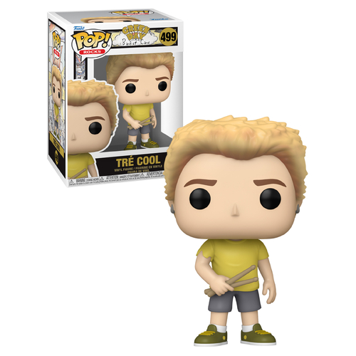 Funko POP! Rocks Green Day #499 Tre Cool (Basket Case) - New, Mint Condition