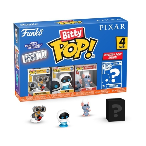 Funko Bitty POP! Disney Pixar Wall-E 4 Pack - New, Mint Condition