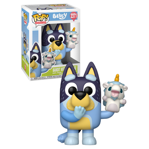 Funko POP! Animation Bluey #2371 Bandit With Unicorse - New, Mint Condition