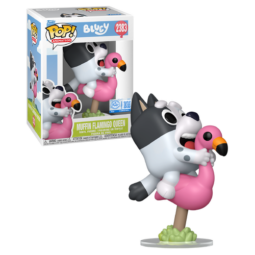 Funko POP! Animation Bluey #2383 Muffin Flamingo Queen - New, Mint Condition