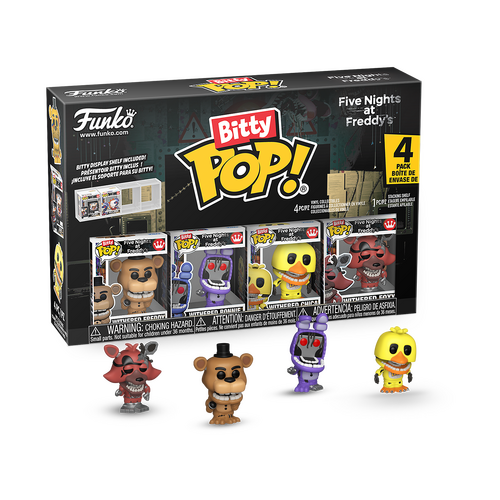 Funko Bitty POP! Five Nights At Freddy's Withered Freddy 4 Pack - New, Mint Condition