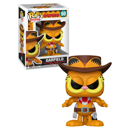 Funko POP! Comics Garfield #50 Garfield (Cowboy) - New, Mint Condition
