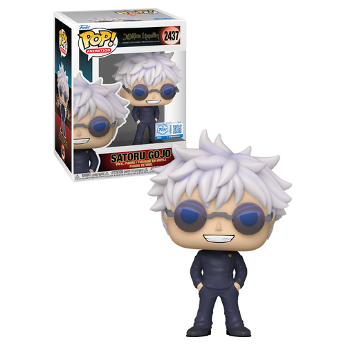 Funko POP! Animation Jujutsu Kaisen #2437 Satoru Gojo (With Glasses) - New, Mint Condition