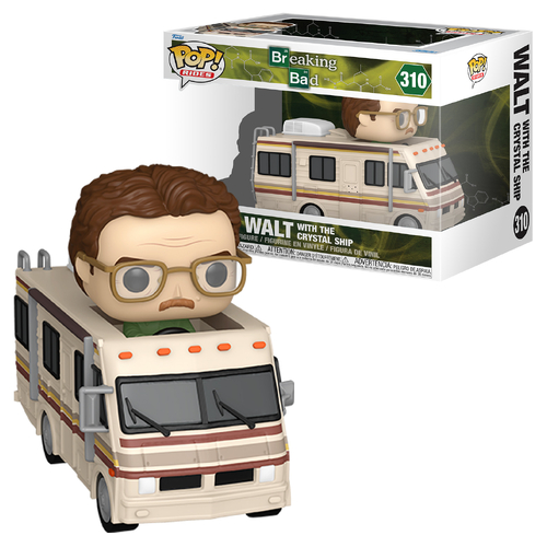 Funko POP! Television Breaking Bad #310 Walt With The Crystal Ship - New, Mint Condition