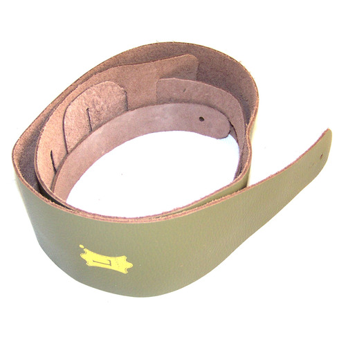 Guitar Strap 100% Leather - Green