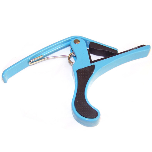 Blue Trigger Capo for Acoustic Electric Classical Guitar Round Style