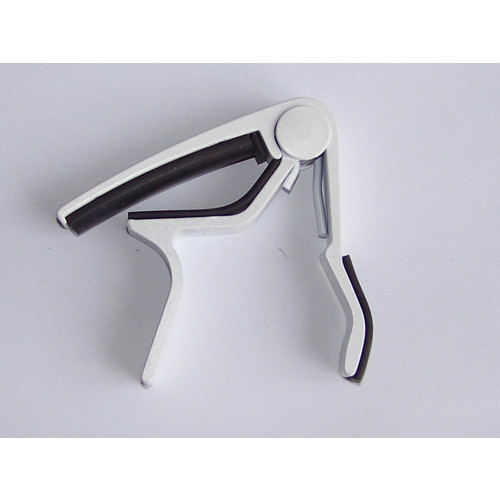 Capo - Trigger Style - Square Design - White - Acoustic/Electric