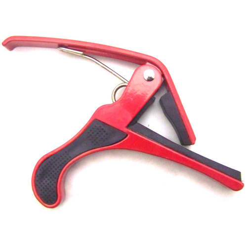 Red Trigger Capo for Acoustic Electric Classical Guitar Round Style