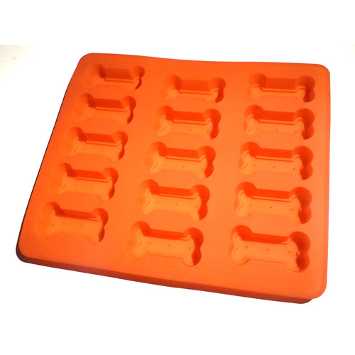 Doggy Bone Treats Baking Pan or Ice Cube Tray - Silicone Bakeware