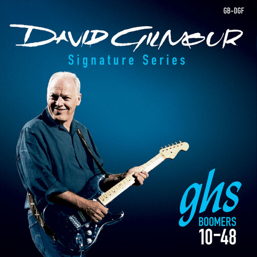 GHS David Gilmour Signature Electric Guitar Strings GB-DGF Blue Set 10-48