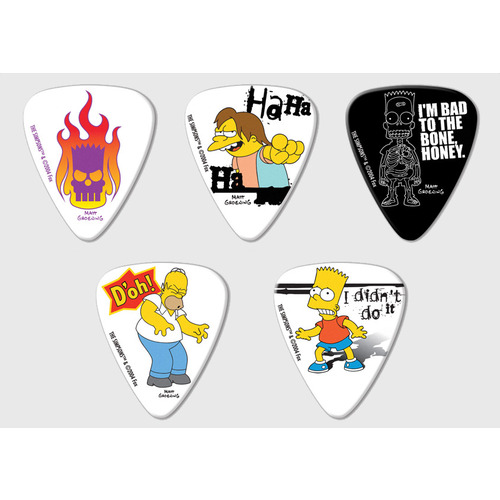 Grover Allman South Park Guitar Picks Pack Of 5 (4 Variations Available) Medium Gauge - New