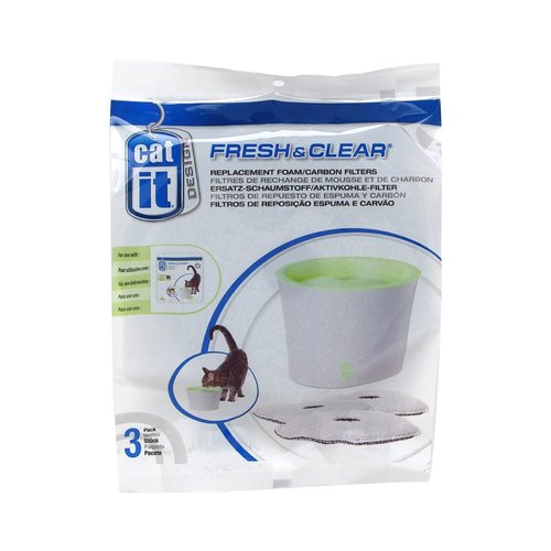 CatIt and DogIt Pet Fountain Filter Cartridges for Cats and Dogs [Model: CatIt 3L]