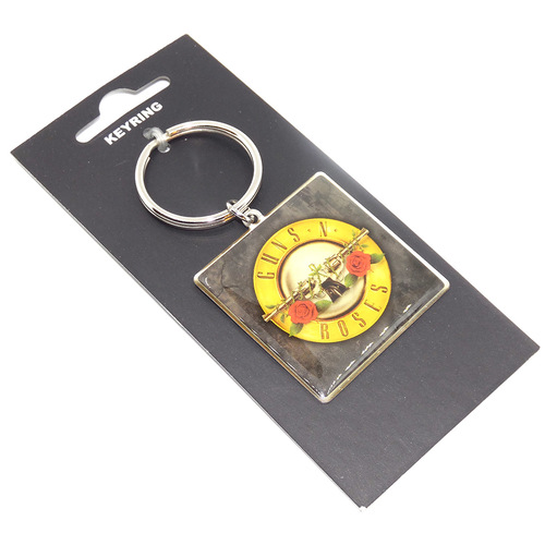 Collectible Guns 'N' Roses Metal Keychain - New, Mint Condition