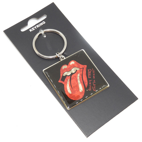 Collectible Rolling Stones 'Exile On Main St' Metal Keychain - New, Mint Condition