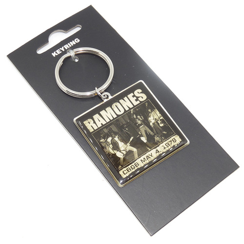 Collectible Ramones CBGB May 4, 1978' Metal Keychain - New, Mint Condition