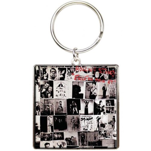 Collectible Rolling Stones 'Exile On Main St' Album Metal Keychain - New, Mint Condition