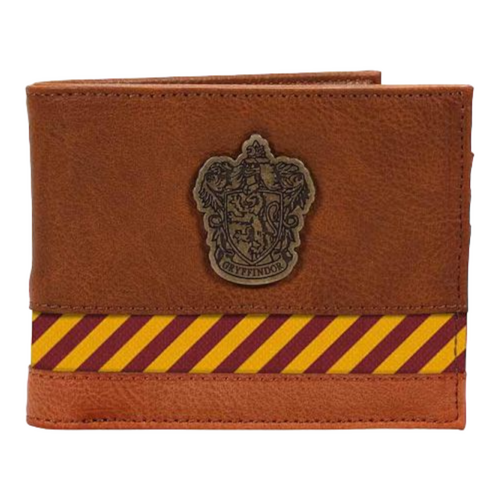 Harry Potter - Hogwarts Metal Crest Wallet by Half Moon Bay - New, With Tags