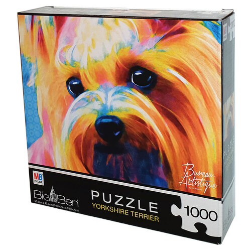 Milton Bradley - Yorkshire Terrier 1000-piece Jigsaw Puzzle - New
