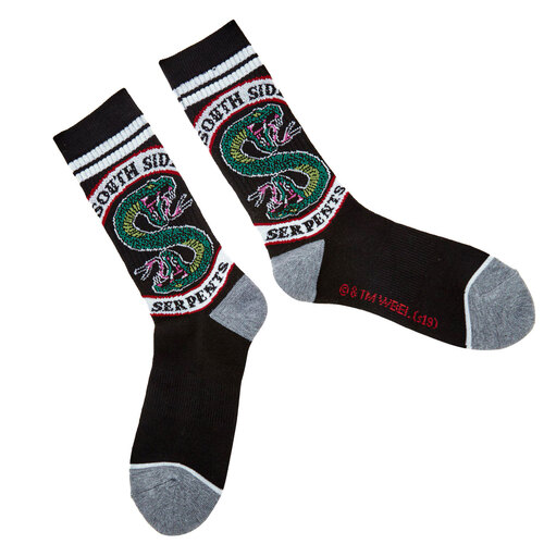Riverdale Southside Serpents Varsity Crew Socks - Mens Shoe Size 8-12 - New