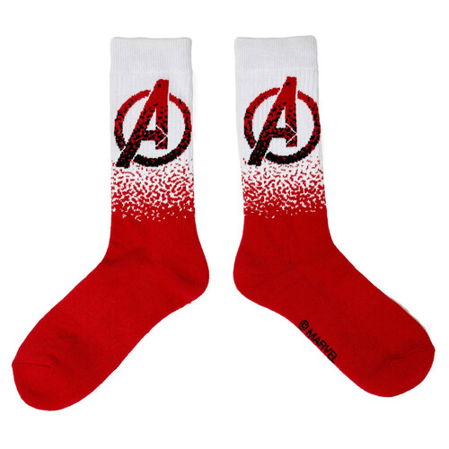 Marvel The Avengers 'Fade' Crew Socks - Shoe Size 8-12 - New, With Tags