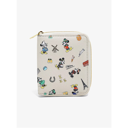 Her Universe Disney Mickey & Minnie Mouse International Small Wallet - New, With Tags