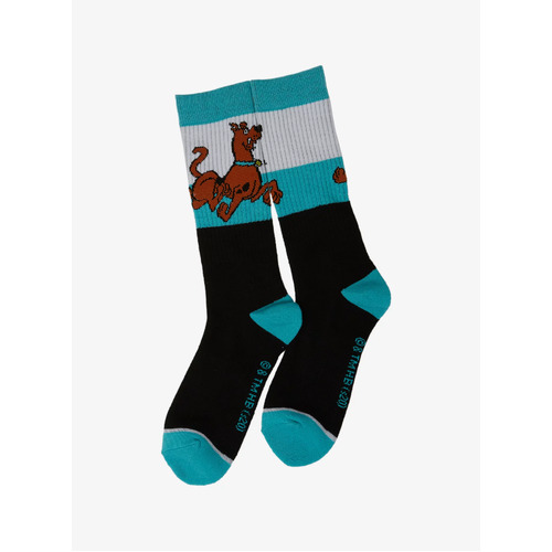 Bioworld Scooby-Doo Running Crew Socks - Mens Shoe Size 8-12 - New