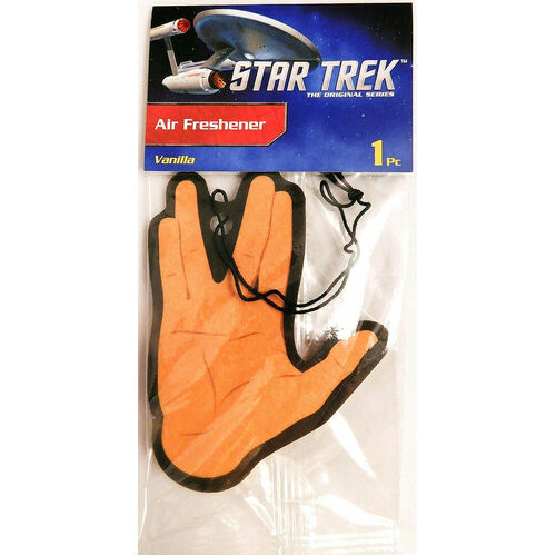 Star Trek Live Long And Prosper Vanilla Car Air Freshener By Star Trek - New, Sealed