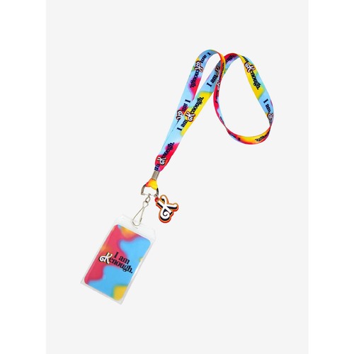 Barbie I Am Kenough Lanyard - New, With Cardholder & Charm