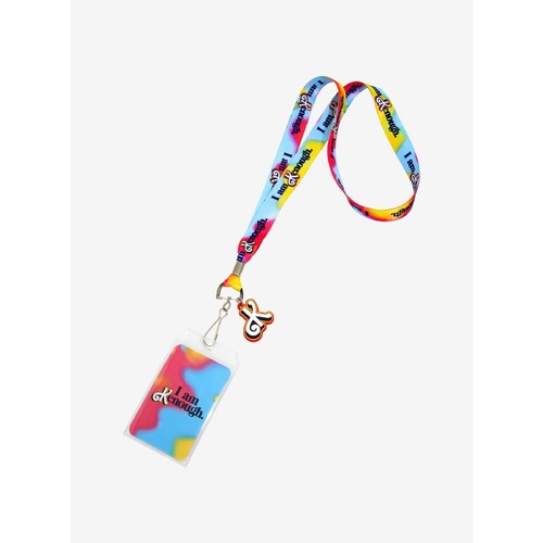 Barbie I Am Kenough Lanyard - New, With Cardholder & Charm
