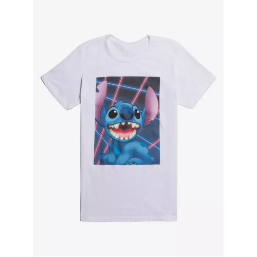 Hot Topic Disney Lilo & Stitch Portrait With Lasers T-Shirt (XL) - New, With Tags