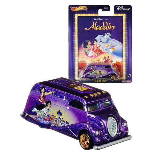 Hot Wheels Premium - Real Riders - Disney Aladdin Deco Delivery 2/5 - New, Mint Condition