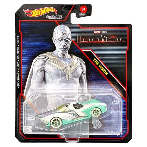Hot Wheels Character Cars Marvel The Vision (Wandavision) Hot Wheels Collectible - New, Unopened